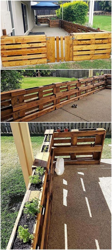 Easy Diy Pallet Fence