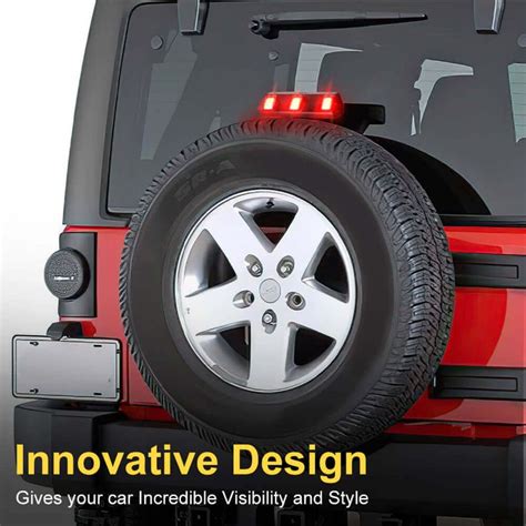 Third Brake Light High Mount Stop Tail Light For Jeep Wrangler Jl Jlu Jk Jku In 2022 Wrangler