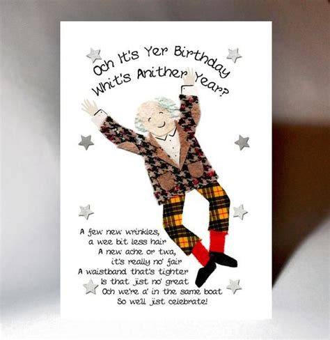 Scottish Birthday 'whit's Anither Year' Card - Etsy | Birthday cards ...