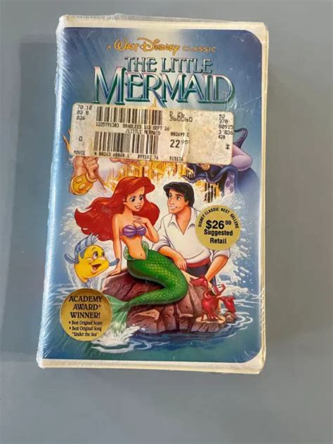 Disney The Little Mermaid Black Diamond Vhs Banned Cover New And Sealed As Is Eur 4265