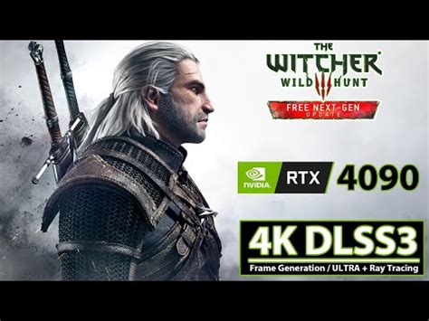 The Witcher 3 Next Gen Update 4K Ultra Ray Tracing And DLSS3 ON OFF