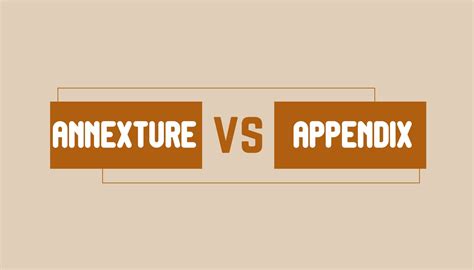 Difference Between Annexure And Appendix