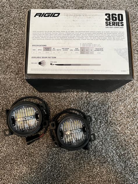 Iowa Ford Performance Rigid 360 Series 4 Inch Fog Lights Bronco6G