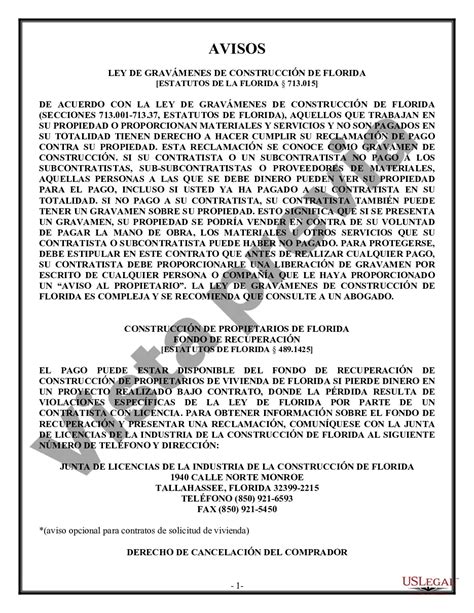 Florida Contrato De Pintura Para Contratista Trabajos De Pintura Por