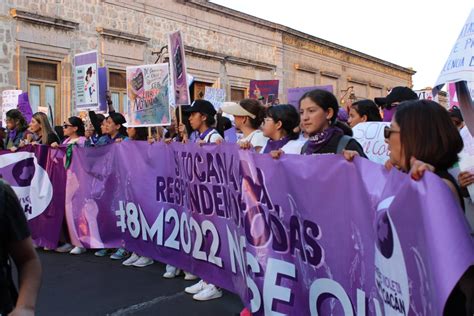 8M Indignadas Cientos De Mujeres Protestaron Contra Feminicidios Y