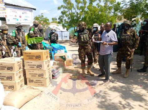 KDF TROOPS IN SOMALIA MARK WORLD AIDS DAY Ministry Of Defence Kenya