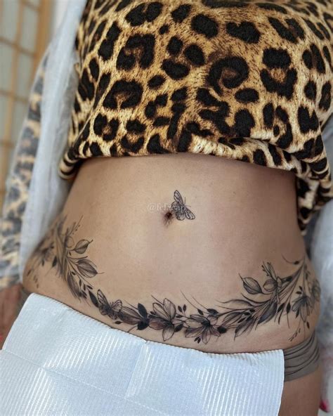 Pin Em Belly Tattoo