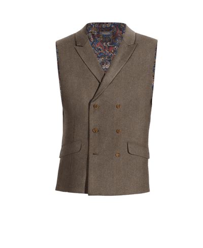 Tweed Vests With Lapels Hockerty