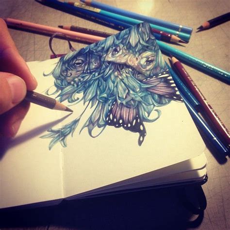 Marco Mazzoni Sketch Book Sketchbook Inspiration Color Pencil Drawing