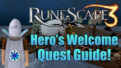 Rs3 Heros Welcome Quest Guide Youtube