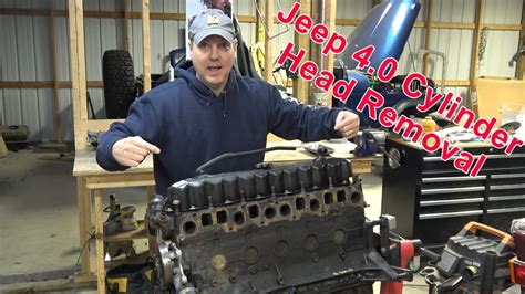 Jeep 4 6 Liter Stroker Build Episode 3 4 0 Liter Cylinder Head Removal