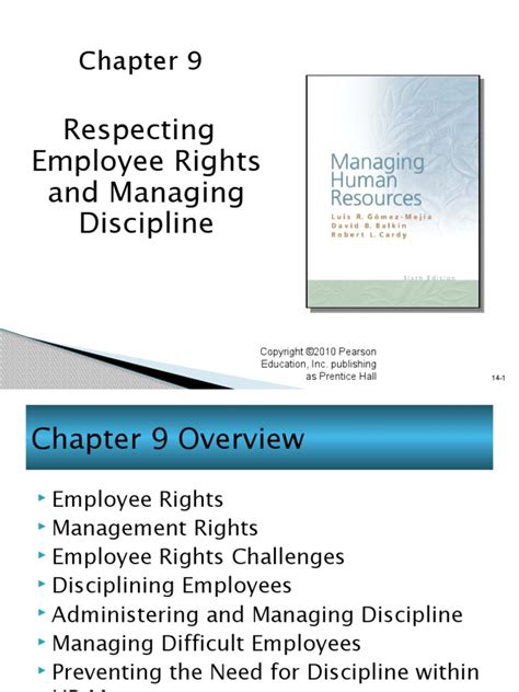 Ch 9 Employee Rights And Discipline Pdf Employment Human Resource