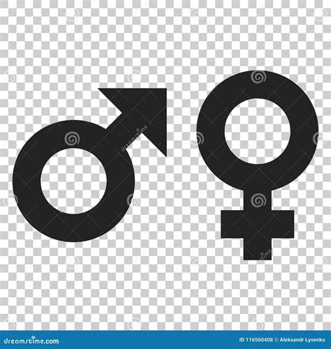 Gender Male And Female Sign Vector Icon Men And Women Concept I Stock