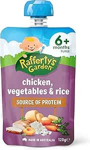 Rafferty S Garden Chicken Vegetables And Rice Baby Food 120 G Case Of