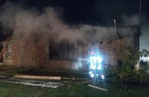 Pérdidas totales en un galpón de Tunuyán tras un incendio