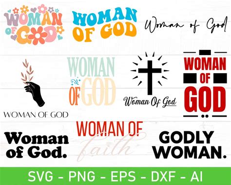 Woman Of Faith Svg Png Bundle Woman Of God Svg Png Rooted In Christ