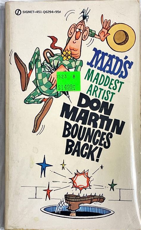 MAD Paperback Book Mad S Maddest Artist Don Martin Bounces Back