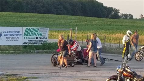 North Iowa Dragway Humboldt Ia Nitro Bike 7718 Youtube