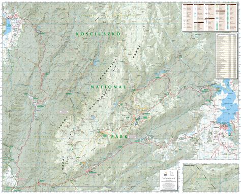 Kosciuszko National Park Nsw Topographic Map Shop Mapworld