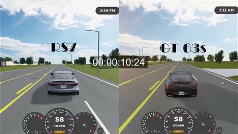 Roblox Greenville Which Is Faster Audi Rs7 Vs Mercedes Amg Gt63s
