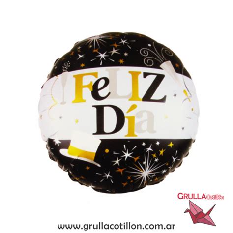 Globo Mini Feliz Dia Galera Cm Grulla Cotill N