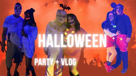 Our Halloween Costume Reveal 👻 Adult Halloween Party Vlog 🖤🧡🖤 Youtube