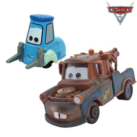 Kit Mate Guido Disney Carros Miniatura Em Metal Mattel Carrinho