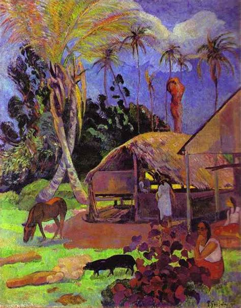 Black Pigs Paul Gauguin Wikiart Org Encyclopedia Of Visual Arts