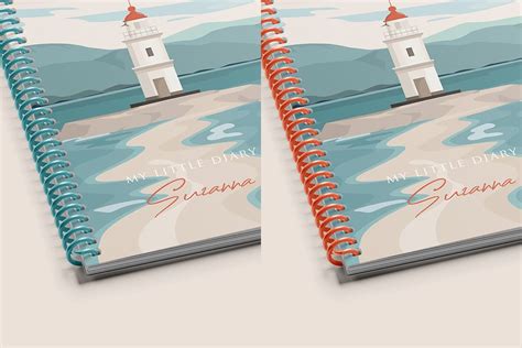 Coil Bound Book Mockup | Premium & Free PSD Mockup Store