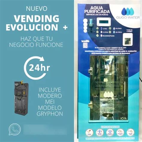 Vending Ventana Despacho Agua Purificada Evolucion Gold MercadoLibre