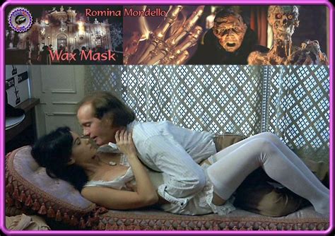 Naked Romina Mondello In The Wax Mask