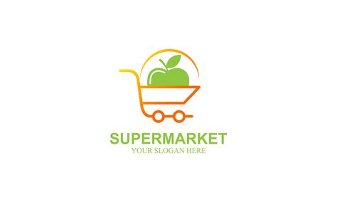 Supermarket Logo Template Design Vector Graphic By Deemka Studio