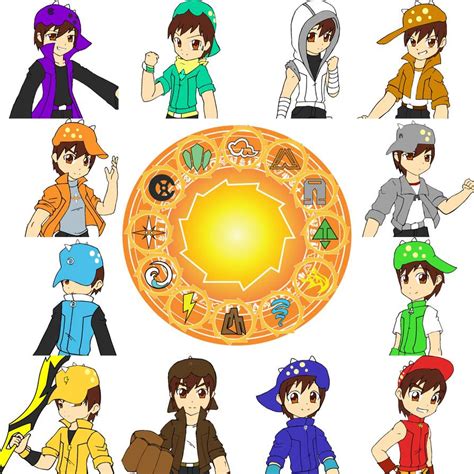 boboiboy element split   thecatrizable  deviantart boboiboy