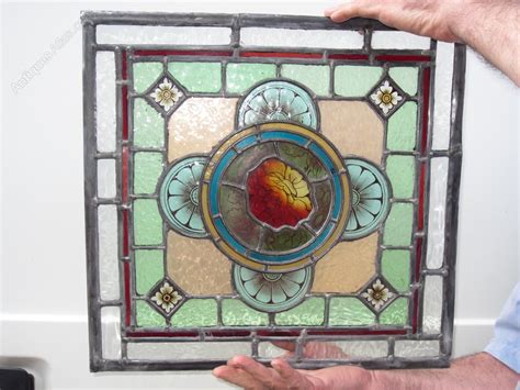 Antiques Atlas Edwardian Stained Glass Panel