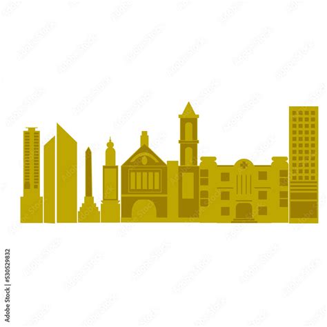 CITY SILHOUETTE Stock Illustration | Adobe Stock