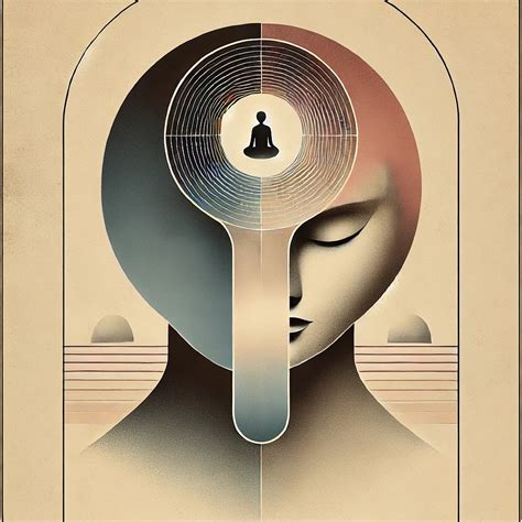 meditation mindfulness abstract art royalty  stock