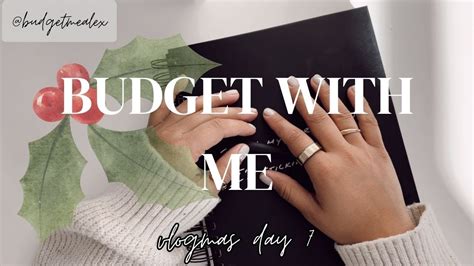 Vlogmas Budget With Me Dave Ramsey Inspired Zero Based