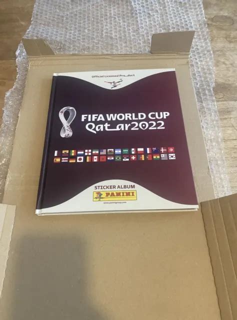 Panini Hardcover World Cup Sticker Album Qatar Complete Pristine