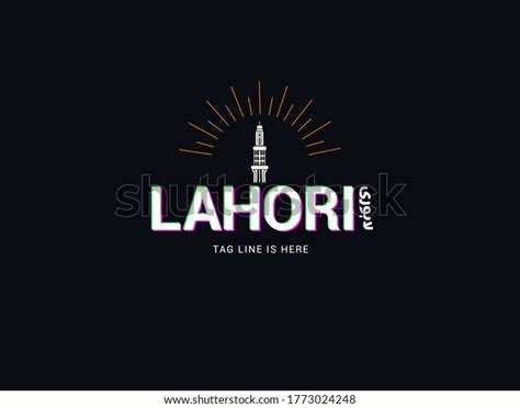 Lahori Written Urdu Calligraphy Lahori Logo Stock Vector Royalty Free 1773024248