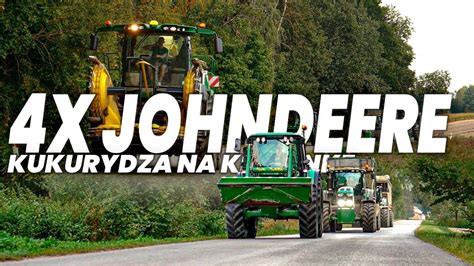 KUKURYDZA NA KISZONKĘ 2024 OPOROWY TRANSPORT 4X JOHN DEERE w Akcji