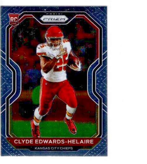 2020 Clyde Edwards Helaire RC Panini Prizm Football 328 KC Chiefs EBay