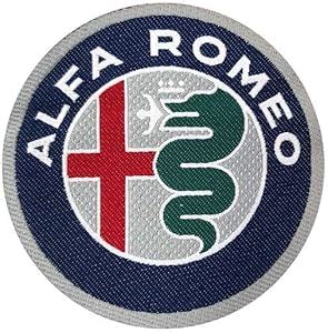 Alfa Romeo Naklejka z naszywką oficjalne logo średnica 50 mm