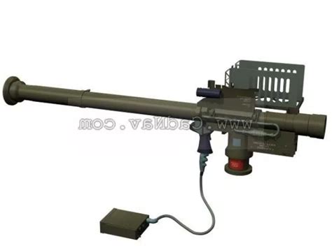 Stinger Rocket Launcher Free 3d Model - .Max, .Vray - Open3dModel