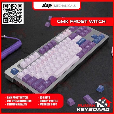 Keycap Keycaps Cherry Gmk Frost Witch Pbt Dye Sub Rumah