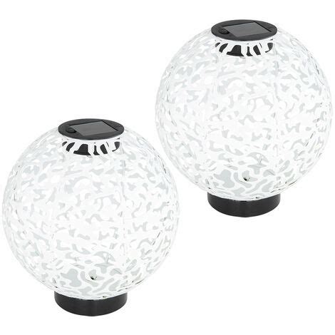 Sfera Solare Lampada Solare Sfera Da Giardino Per Esterni LED 20 Cm