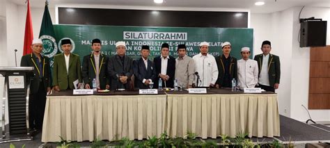 Silaturahmi Dan Konsolidasi Pengurus Fatwa Mui Temukan Masalah Penting