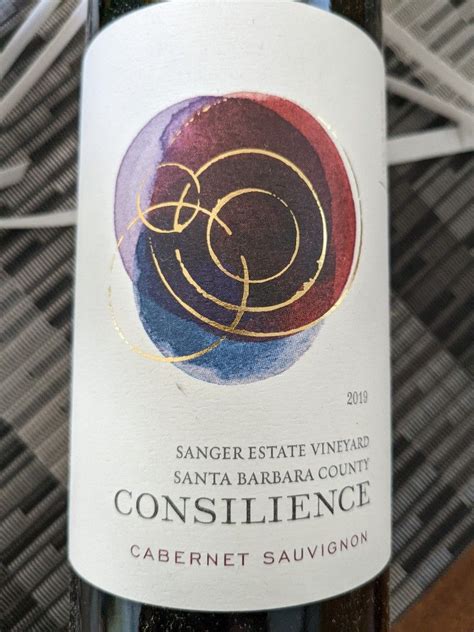 Consilience Cabernet Sauvignon Sanger Estate Vineyard Santa