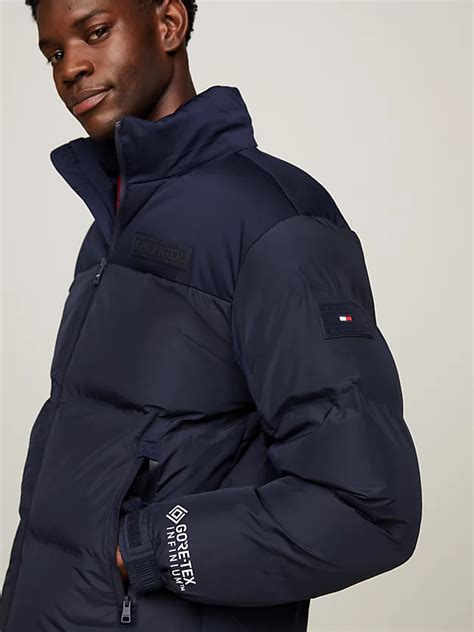 Th Warm Gore Tex New York Puffer Jacket Blue Tommy Hilfiger