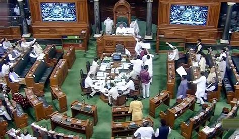 Four Congress Mps Suspended From Lok Sabha For Entire Session The Week