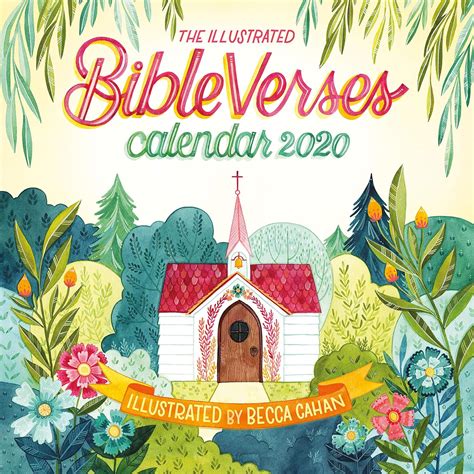 2020 The Illustrated Bible Verses Wall Calendar Workman Calendars